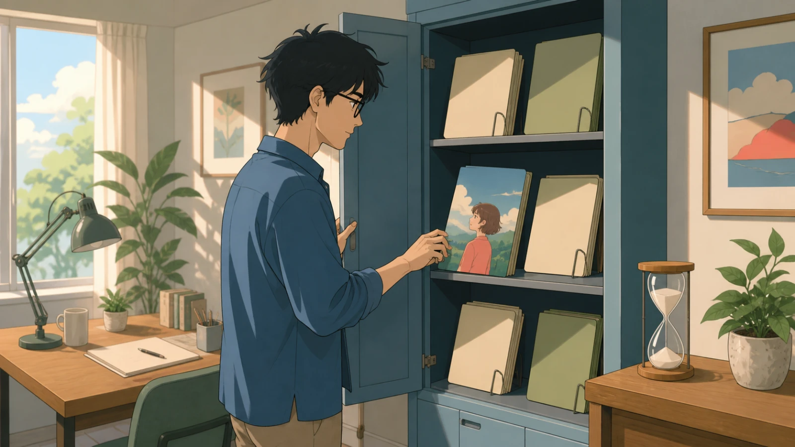 A creator finds an intact story folder on a separate archive shelf