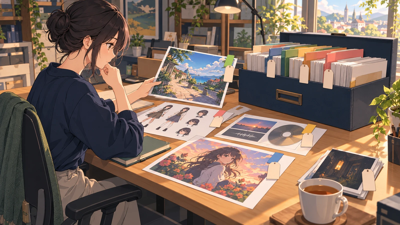 A creator traces every visual and audio asset to its source before entry