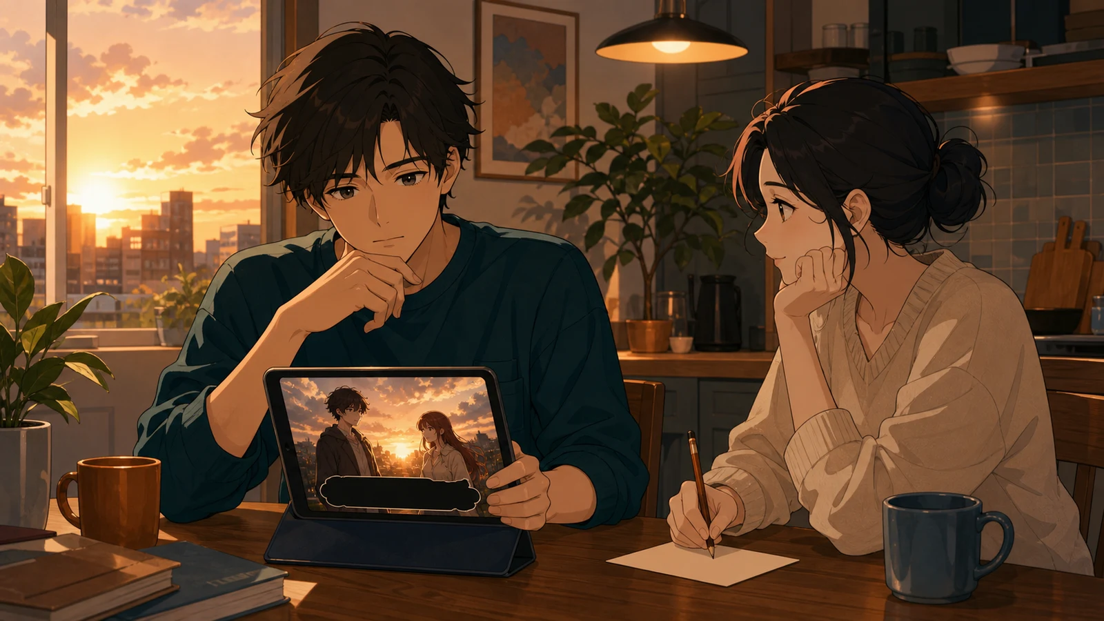 A reader plays one full dialogue and choice sequence while the creator observes