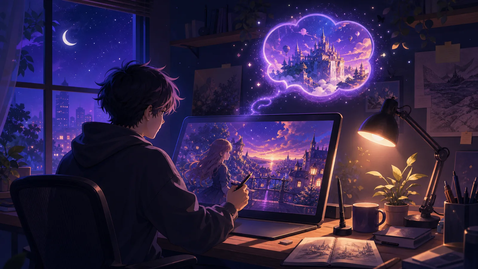 A new story idea appears