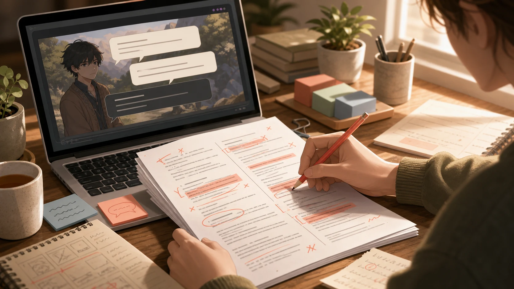 Dialogue rhythm
