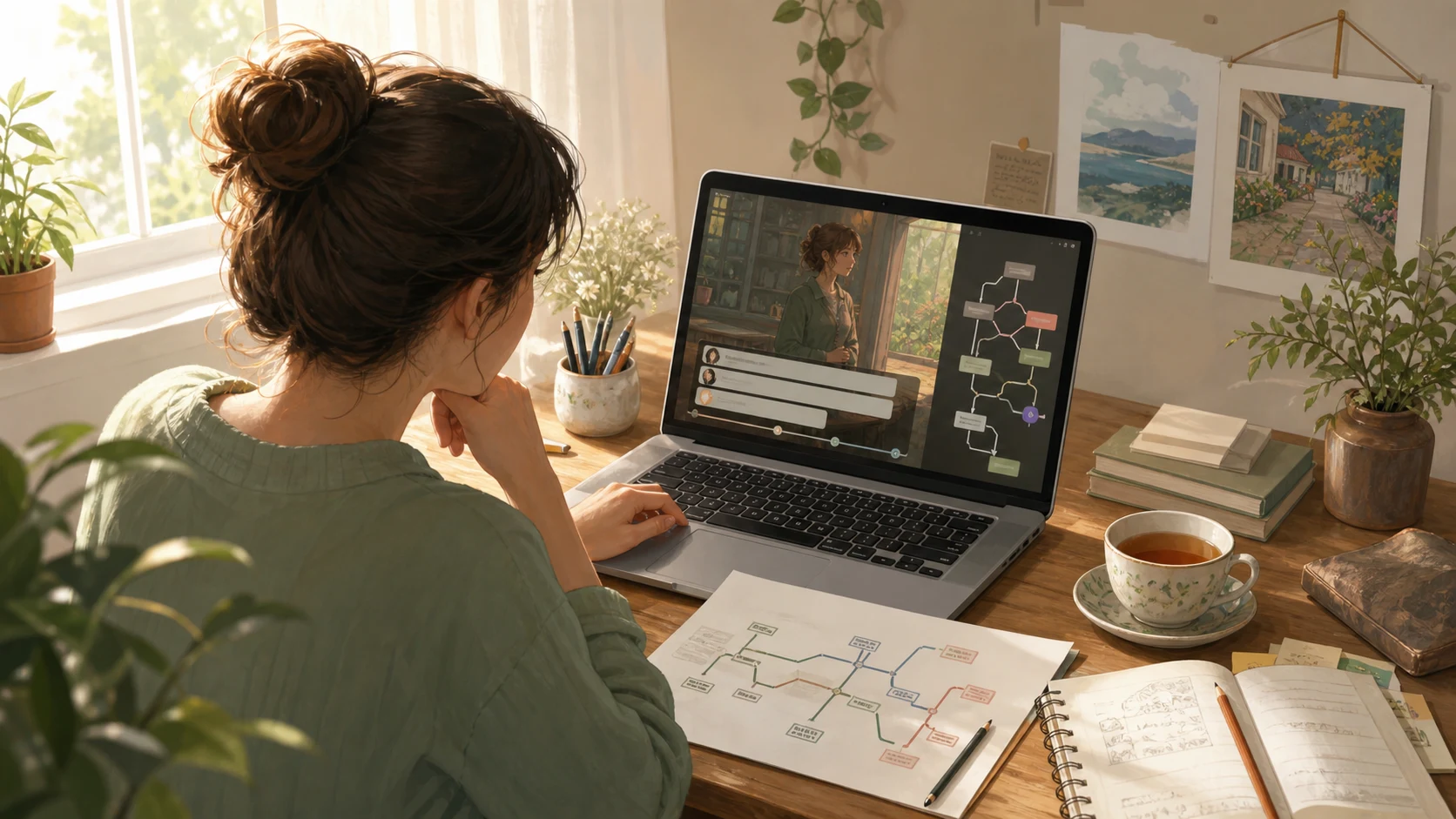 How Do You Playtest Every Route in a Branching Visual Novel?