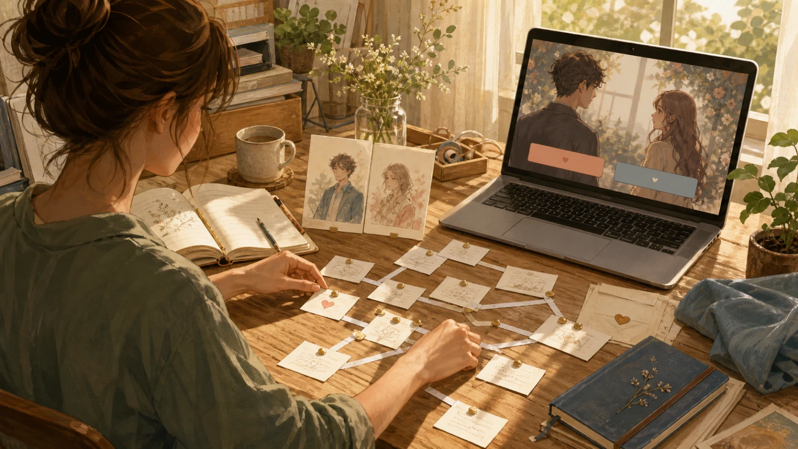 Can You Make a Dating Sim Without Coding? A Beginner's Route Plan