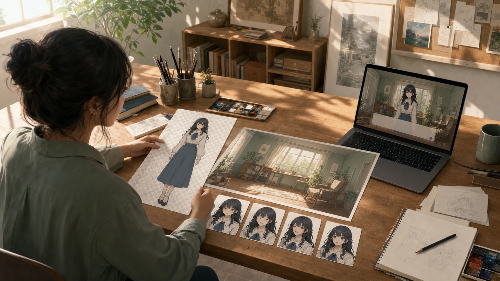 What Size Should Visual Novel Sprites and Backgrounds Be?