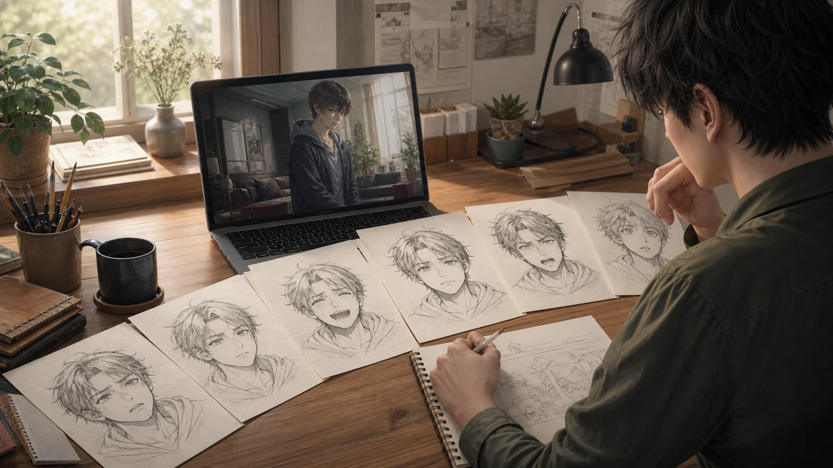 How Many Sprite Expressions Does a Visual Novel Character Need?