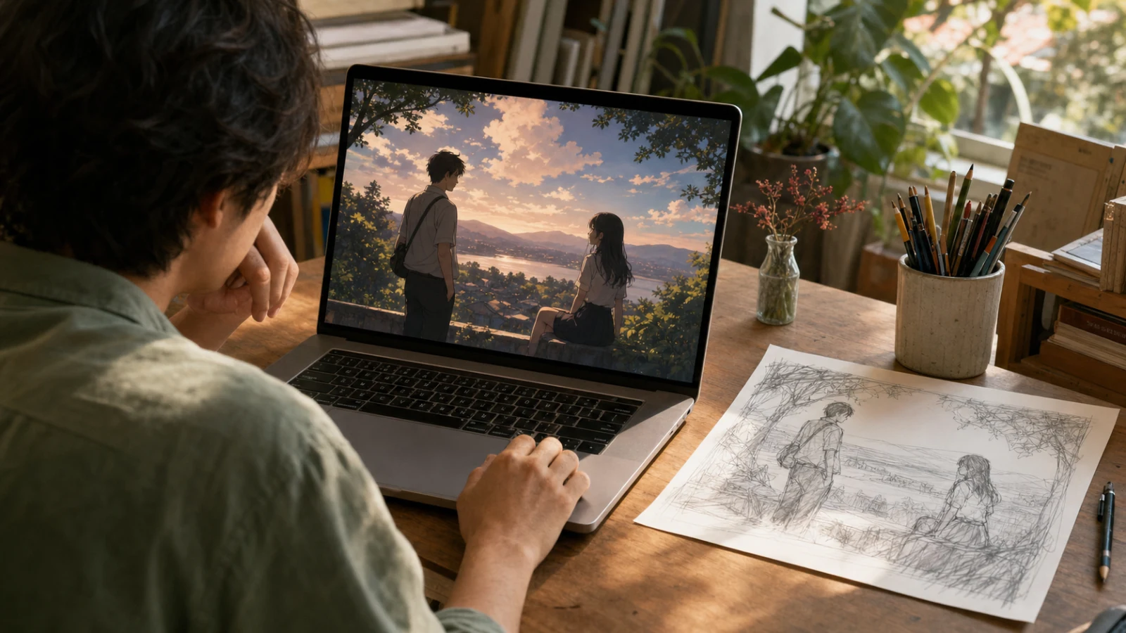 A temporary event image in a playable scene reveals whether the emotional timing works before final art is commissioned.
