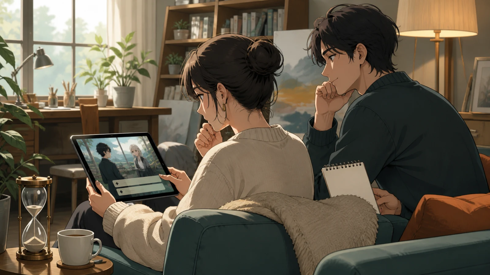 A creator observing how a new reader responds to the playable opening